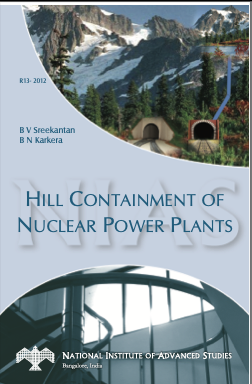 Hill containment of nuclear power plants