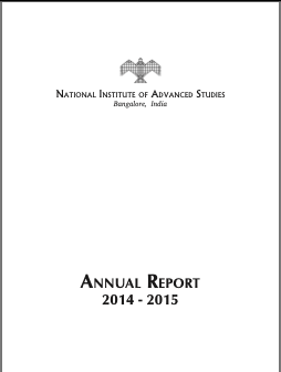 NIAS Annual Report 2014-2015