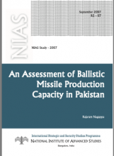 An assessment of ballistic missile production capacity in Pakistan
