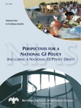 Perspectives for a National GI Policy (Including a National GI Policy Draft)